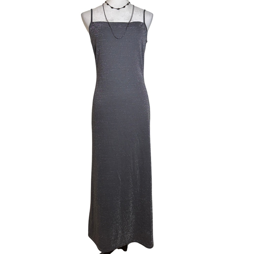 Glitter Sparkle Womens Maxi Formal Gown Dress Size Small Evening Event Mobwife - Picture 12 of 12